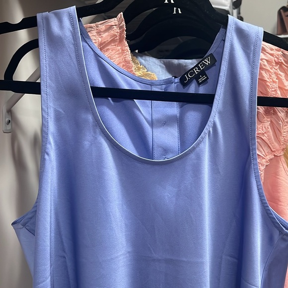 J. Crew new faux silk top periwinkle small - Picture 2 of 3